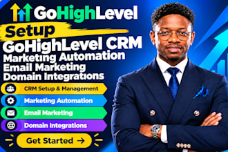 setup gohighlevel CRM marketing automation email marketing domain integrations