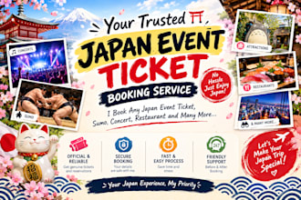 book japan event ticket, sumo, concert, restaurant and more
