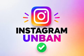 professional restore instagram page, facebook page unbanning issues