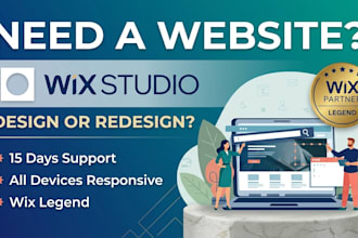 redesign, design wix website, wix website design and wix website redesign