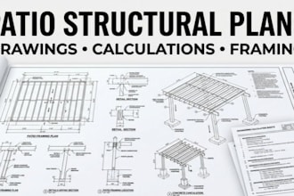 do patio structural calculations, framing and load analysis
