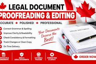 proofread, edit, and format your legal documents professionally