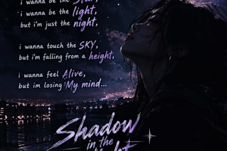 write dark emotional song of dark kpop