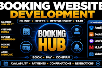 do clinic booking hotel online booking website, resturant direct booking website