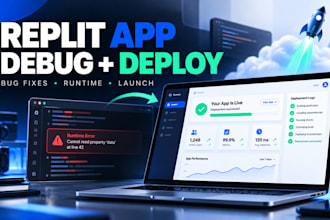 debug and deploy your replit ai web app