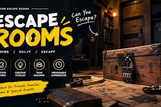 design engaging escape room puzzles and challenges