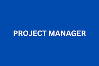 be your project manager