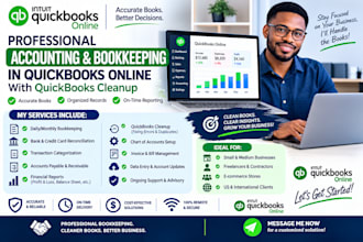 do accounting and bookkeeping in quickbooks online with quickbooks cleanup