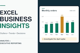 analyze your excel data for business insights and executive reports