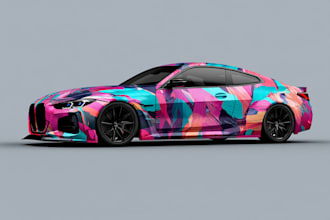professional car wrap, car wrap, vehicle wrap design