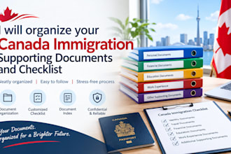 organize your canada immigration supporting documents