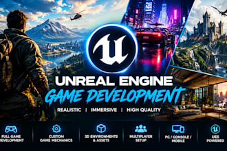 develop unreal engine 5 game, gameplay system, blueprint scripting environ setup