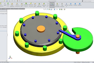 design mechanical parts, mechanisms and assemblies in cad
