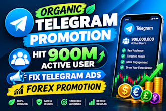 organic telegram promotion hit 9m active user fix telegram ads forex promotion