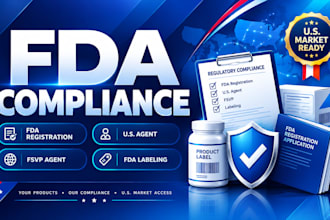 handle fda compliance, fda registration, US agent service, fsvp agent and label