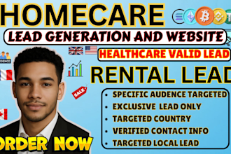 generate home care leads, elderly care leads and senior care leads real