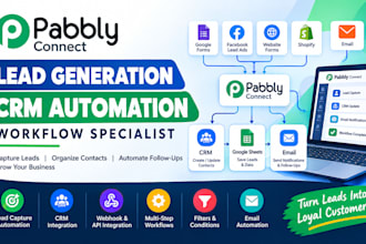 pabbly connect lead generation CRM workflow automation integration specialist