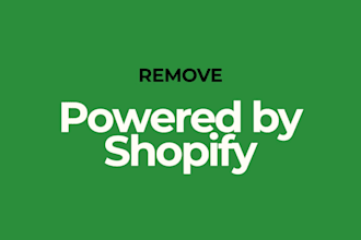 customize the powered by shopify in shopify store footer