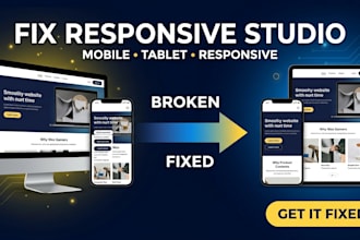 fix wix studio responsive issues, mobile layout, breakpoints and bugs