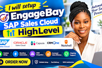 setup engagebay sap highlevel oracle sales cloud capsule crmone nutshell