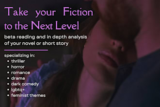 beta read your novel with in depth feedback