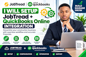 setup jobtread quickbooks online integration invoicing job costing and payments