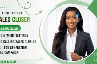 sales development representative sales closer b2bsales person appointment setter