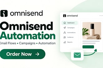 set up omnisend email automation, flows and ecommerce campaigns