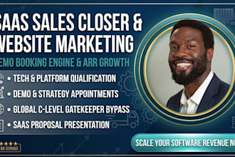 do saas sales closer cold calling appointment setter website marketing