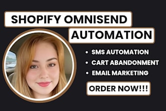setup omnisend shopify email marketing omnisend abandoned cart SMS automation