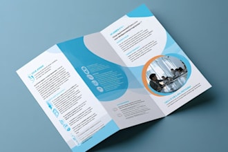 design professional, modern flyer, digital and print