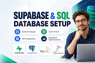 setup subabase postgresql mysql sql database and API