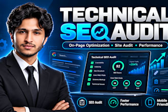 do technical SEO audit and on page optimization