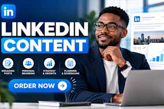 be your linkedin manager and content creator