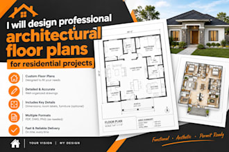 design  architectural floor plans for residential projects