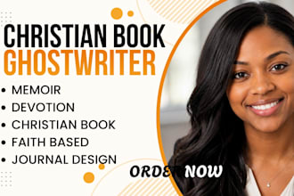 ghostwrite format christian book devotion faith based design journal  memoir