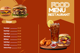 design italian food menu