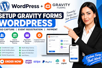 setup gravity forms wordpress lead capture event registration payment