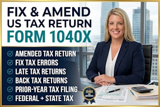 amend US tax return, file 1040x, correct tax errors file late returns back tax