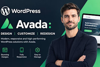 build wordpress website with avada theme