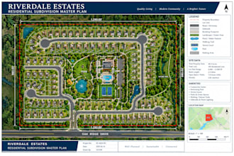 design subdivision, land development and community master plans in cad