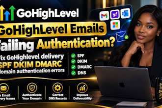 fix gohighlevel email delivery spf dkim dmarc dns