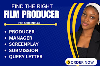 literary agent manager and producer for screenplay