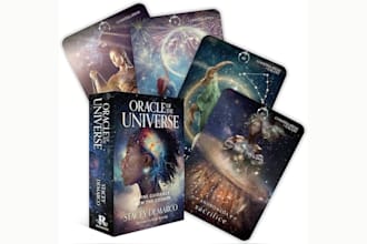 design tarot, oracle cards, decks, guidebooks and custom packaging box