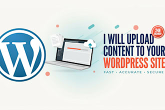 upload and publish your content to your wordpress website