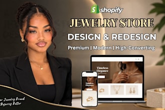 shopify jewelry store design shopify redesign shopify website design