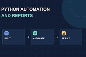 build a python automation script and custom report