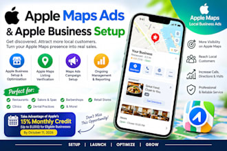set up apple maps ads, apple business apple maps advertising ads launch