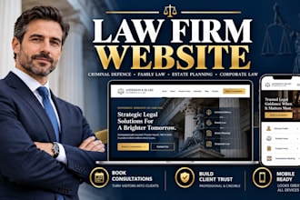 design law firm website criminal family estate corporate law legal website