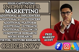 influencer marketing, influencer research and influencer outreach